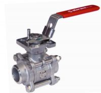 Robinet cu 3 piese inox sau otel carbon cu levier PN63 FI- capete sudura sau soclu sudura ISO pad