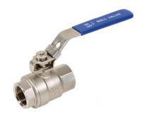 Robinet cu 2 piese cu levier inox PN64- maner albastru
