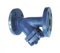 Filtru Y PN25 PN40 otel carbon cu flansa pentru apa si abur